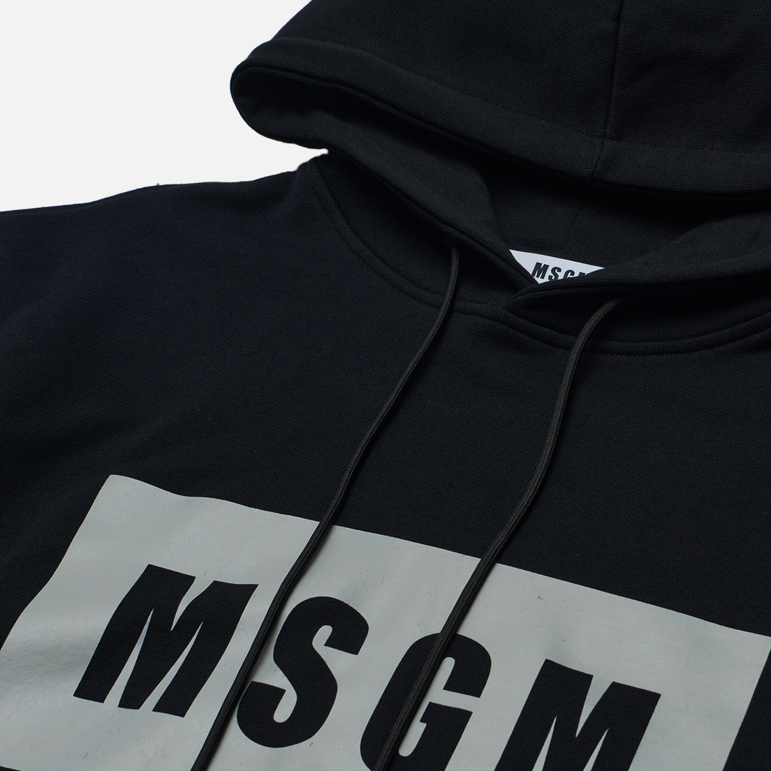 MSGM Мужская толстовка Box Macrologo Print Hoodie