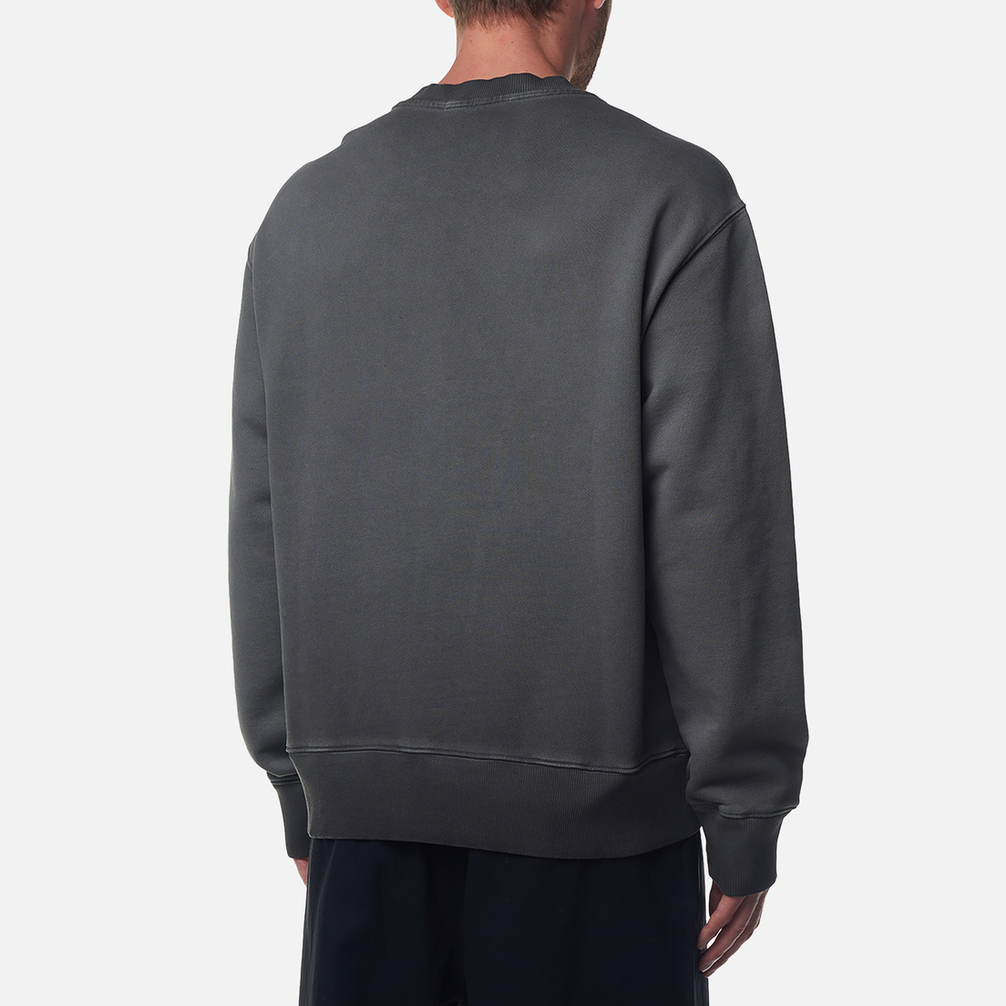 MSGM Мужская толстовка Regular Signature Tonal Embroidery