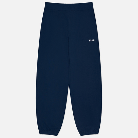 Мужские брюки MSGM Micrologo, цвет синий, размер XL