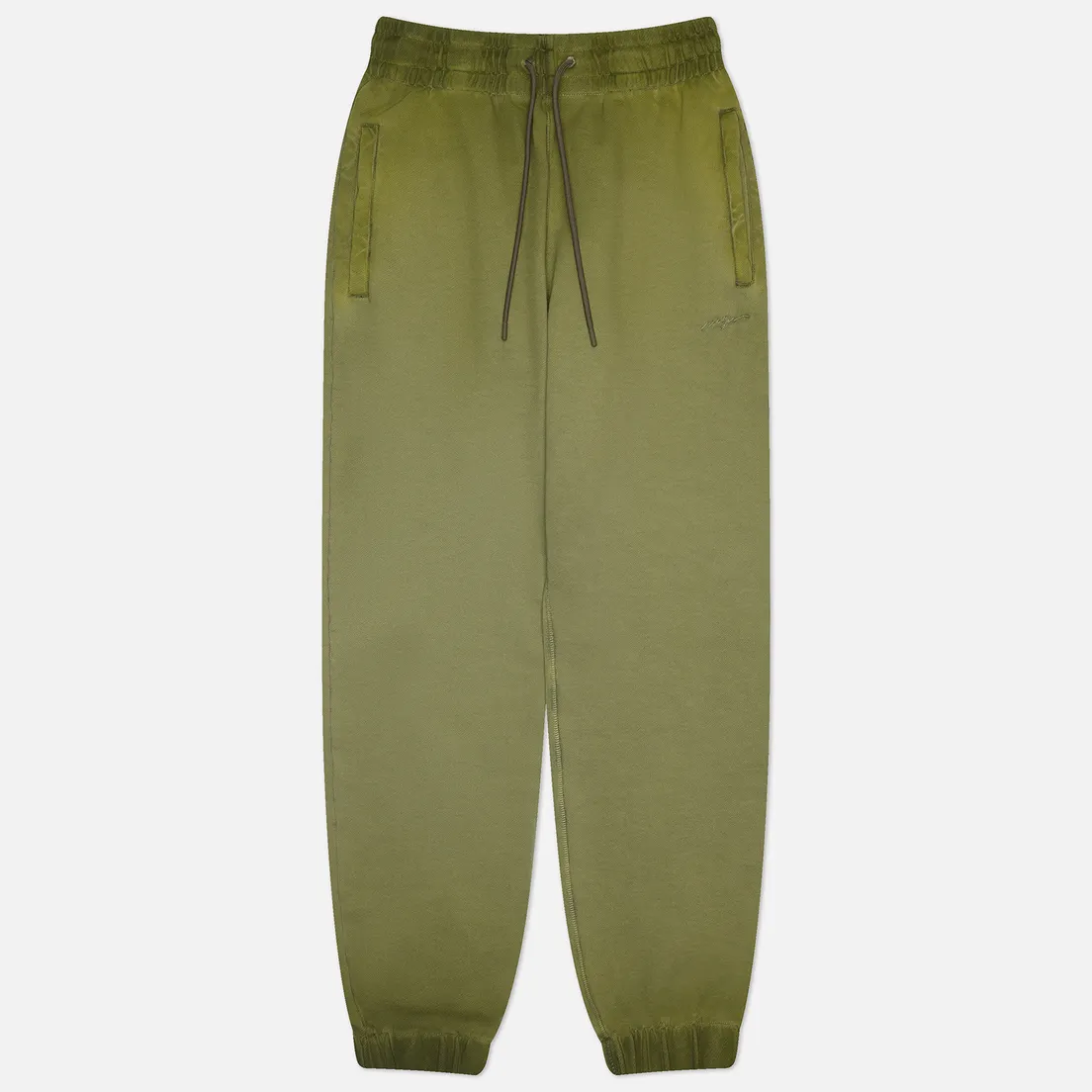 MSGM Мужские брюки Regular Signature Tonal Embroidery