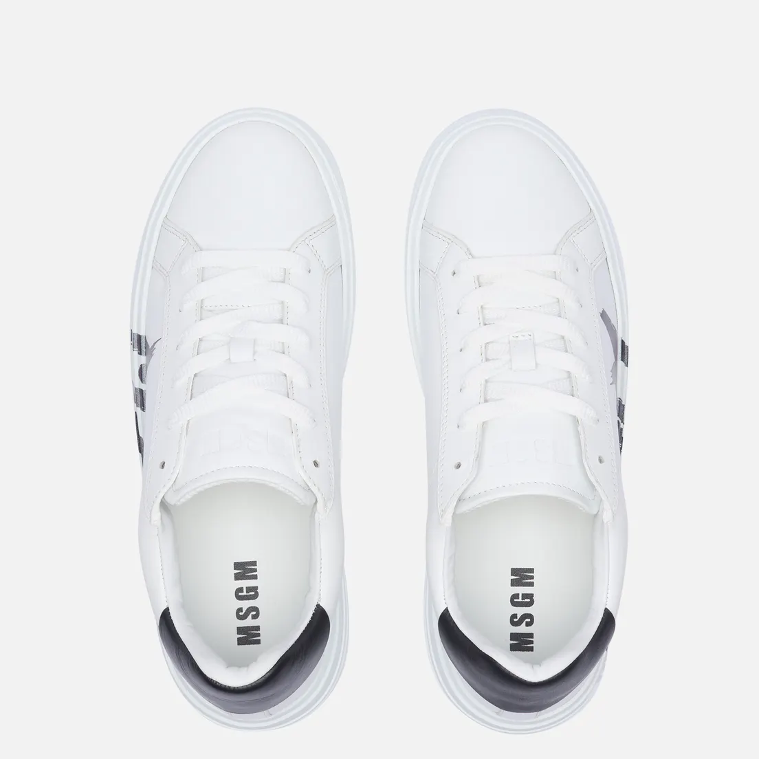 MSGM Мужские кроссовки Iconic Brush Stroke Logo