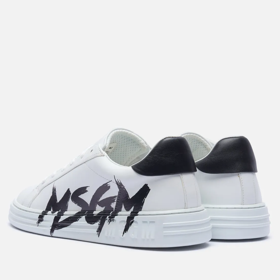 MSGM Мужские кроссовки Iconic Brush Stroke Logo