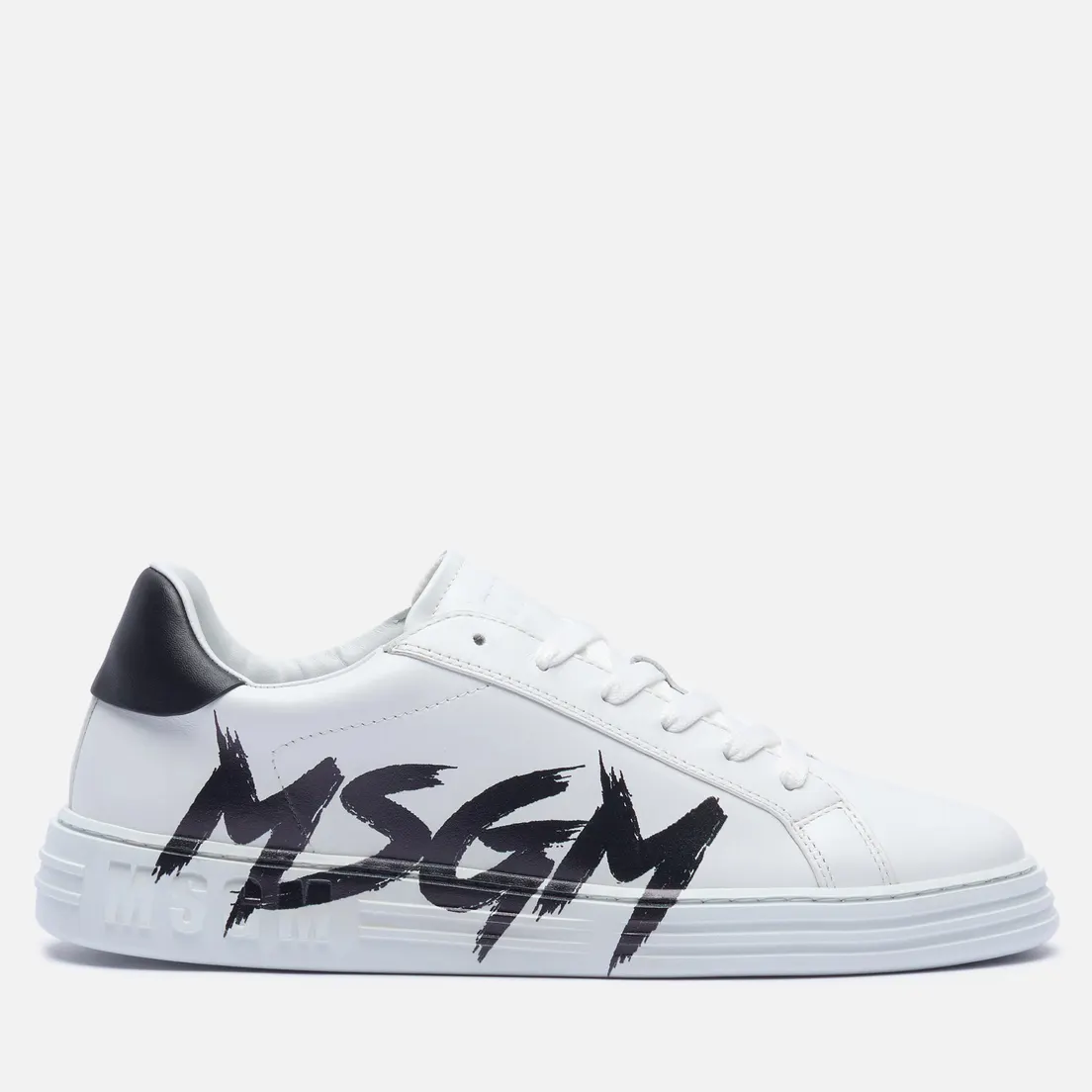 MSGM Мужские кроссовки Iconic Brush Stroke Logo