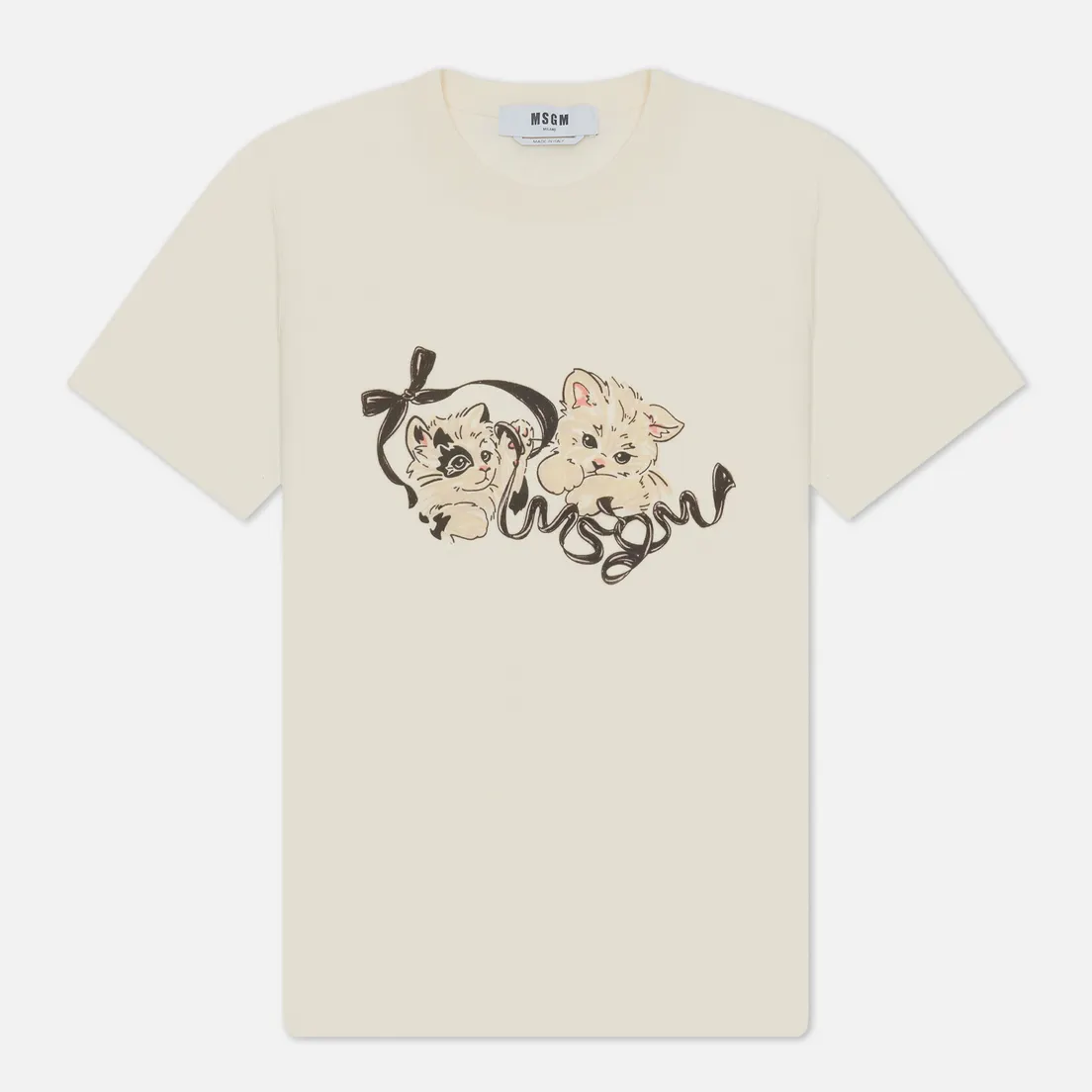 MSGM Женская футболка Cute Cats