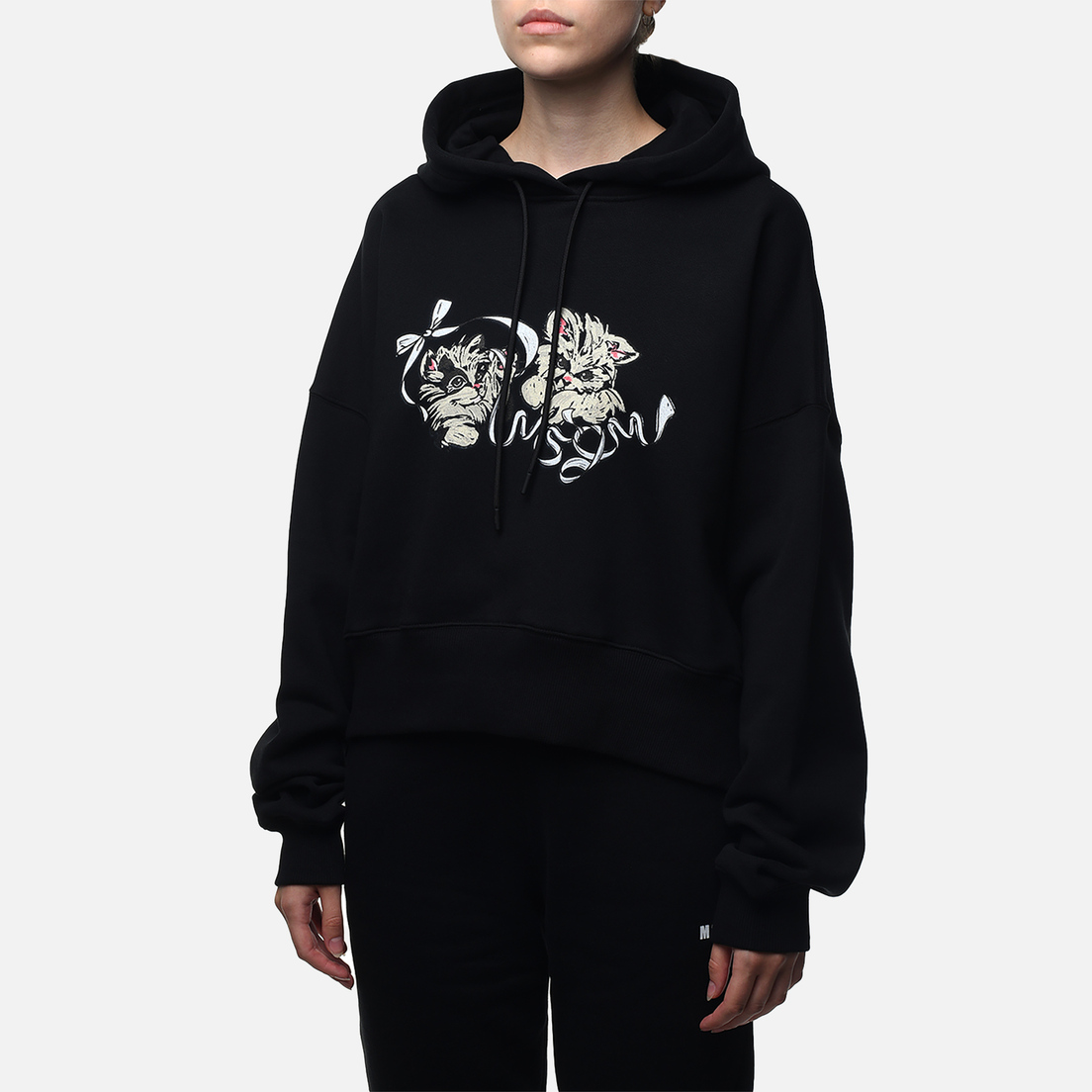 MSGM Женская толстовка Cute Cats Hoodie