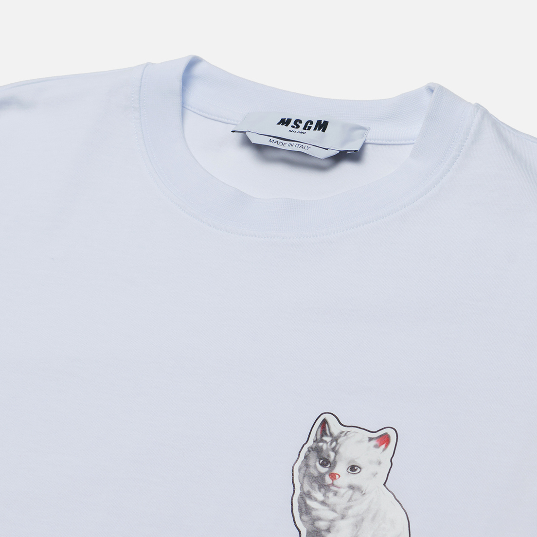 MSGM Женская футболка Cat Sticker