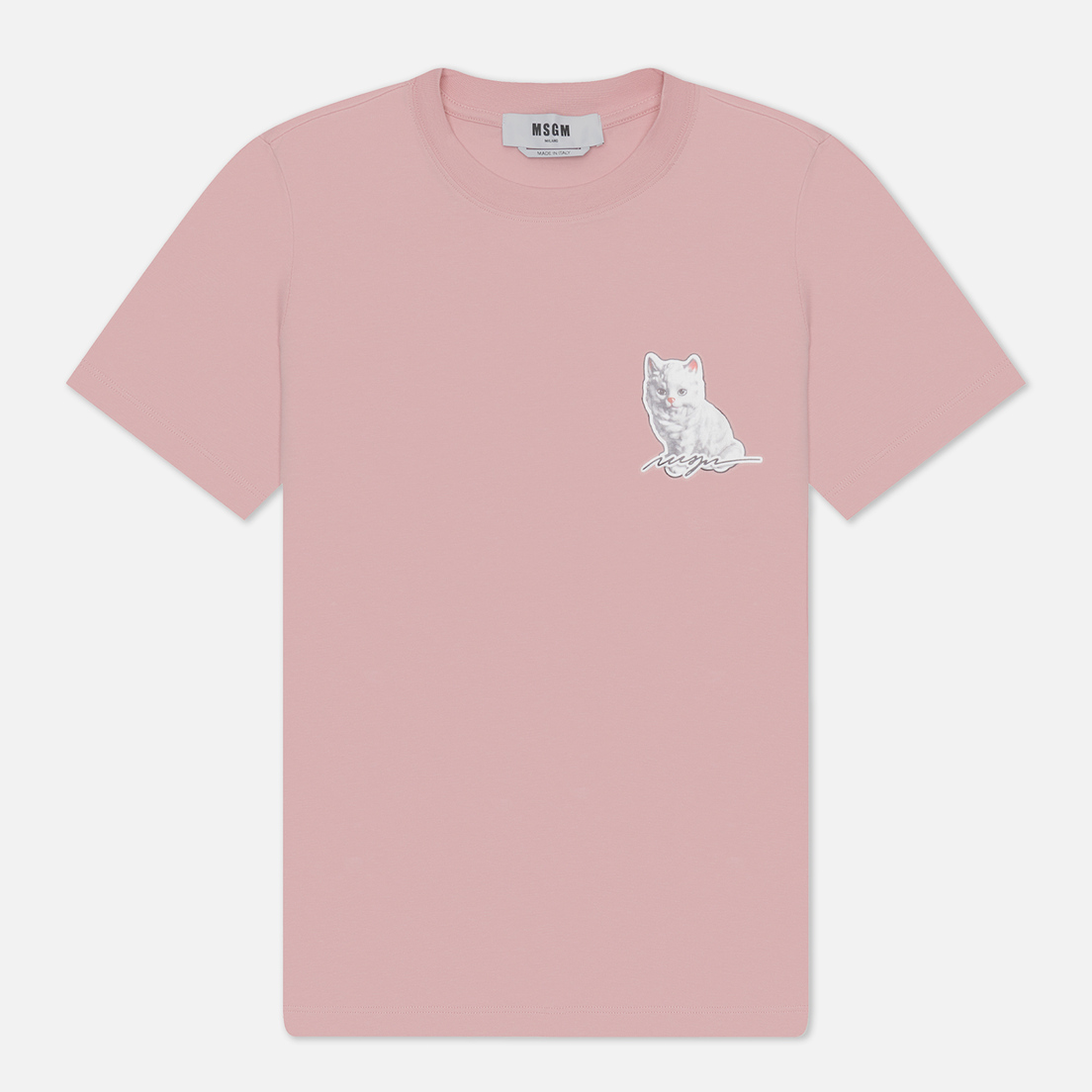 MSGM Женская футболка Cat Sticker