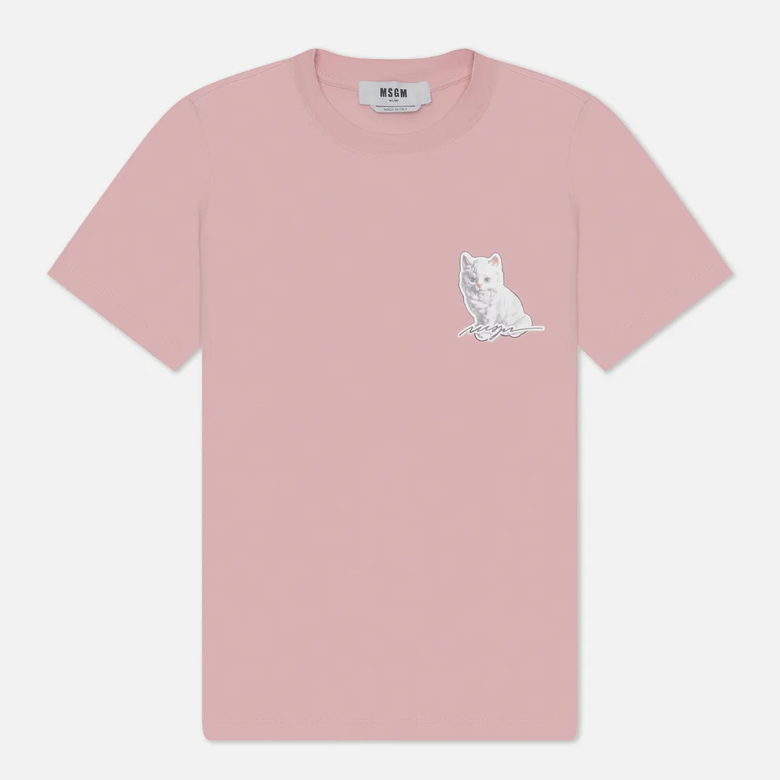 MSGM Женская футболка Cat Sticker
