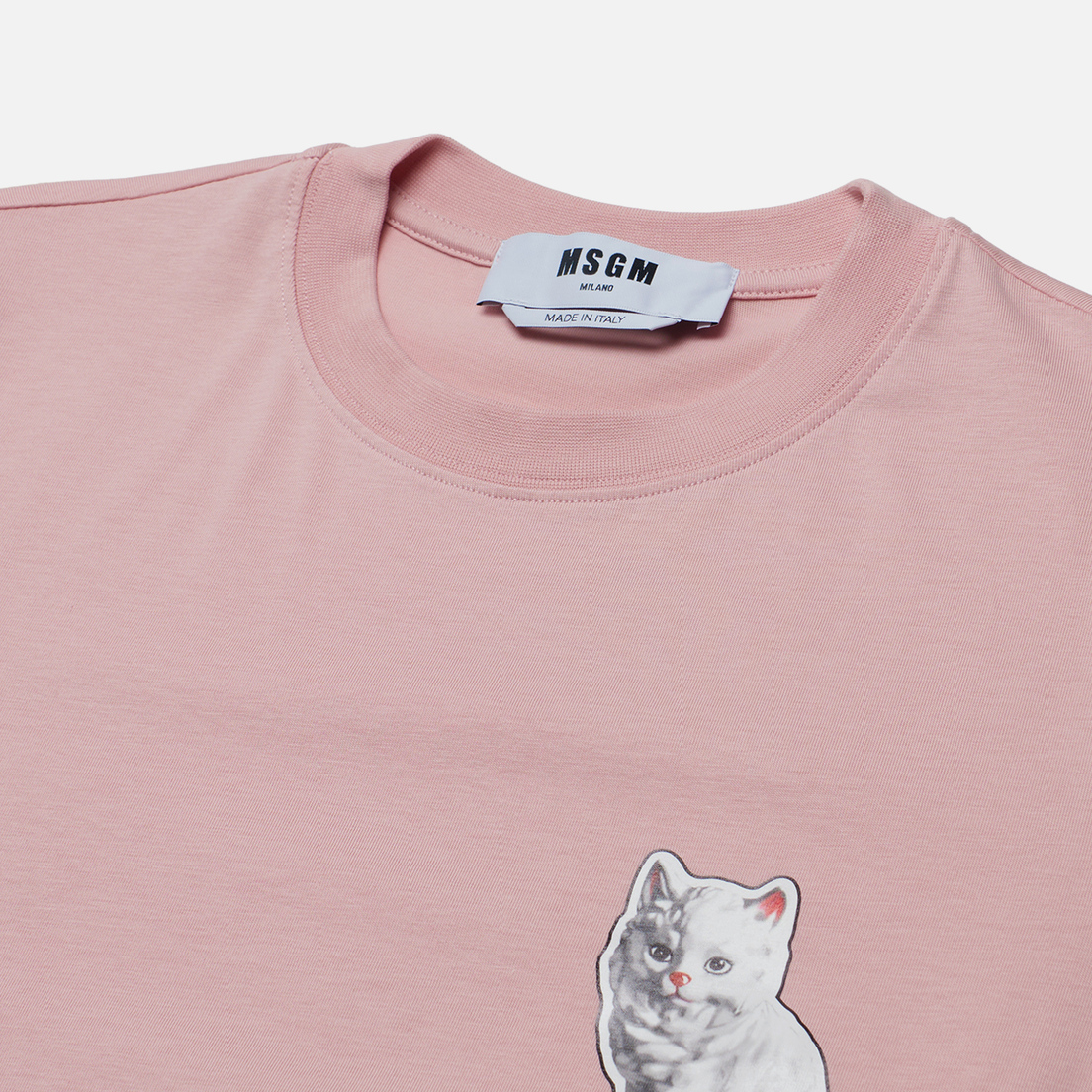 MSGM Женская футболка Cat Sticker