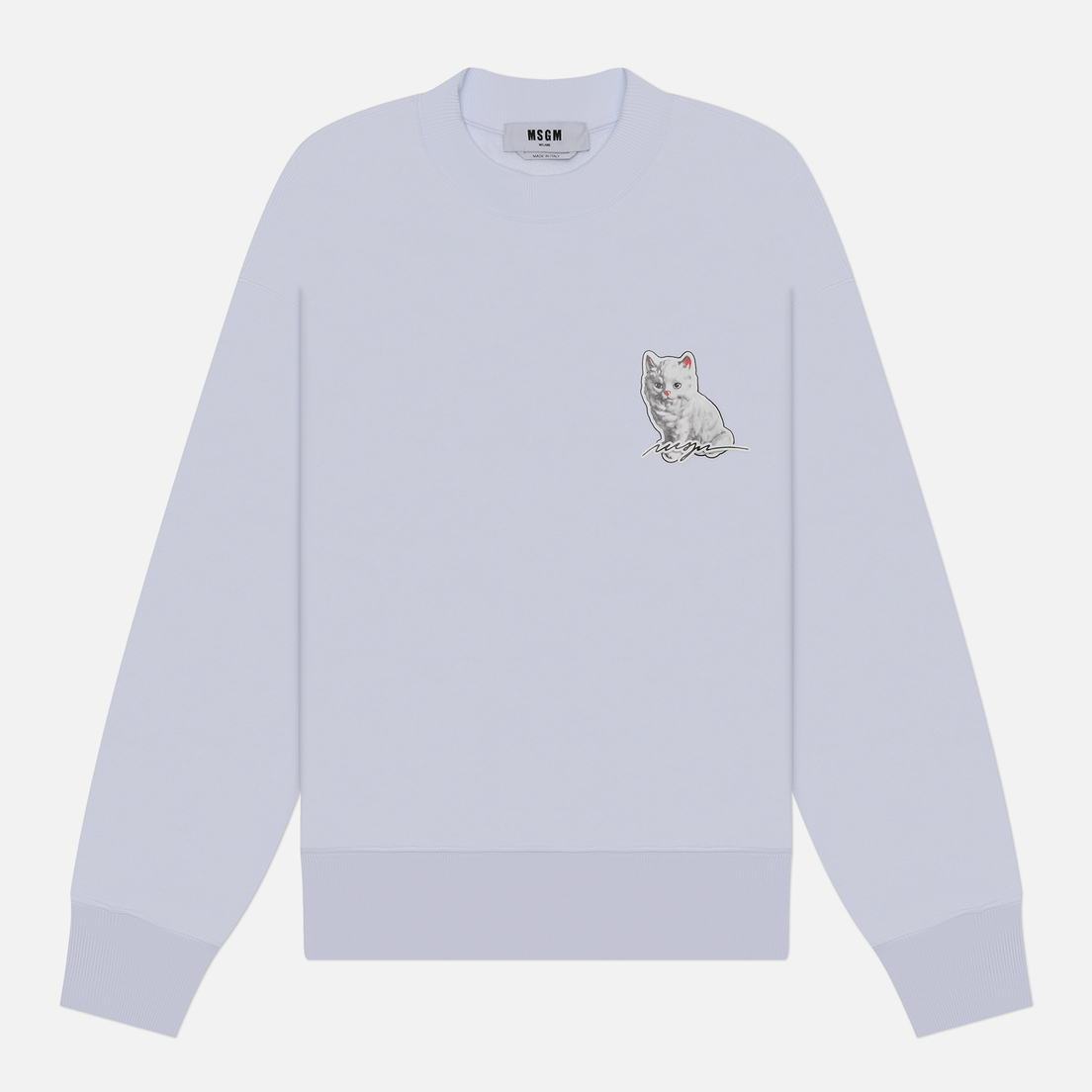 MSGM Женская толстовка Cat Sticker