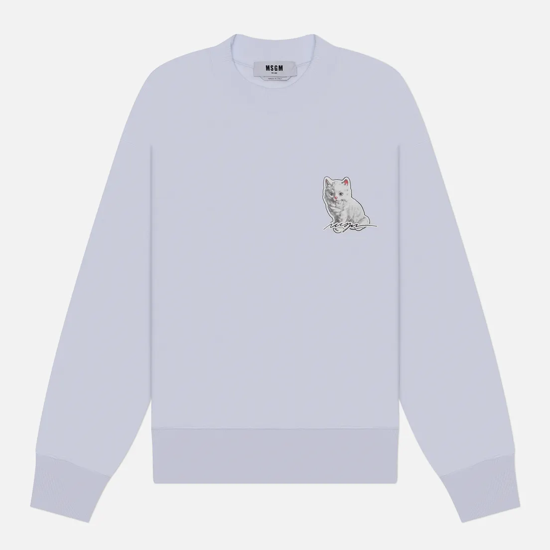 MSGM Женская толстовка Cat Sticker
