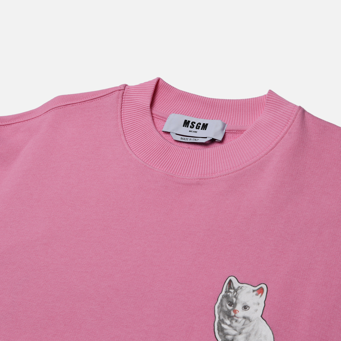 MSGM Женская толстовка Cat Sticker