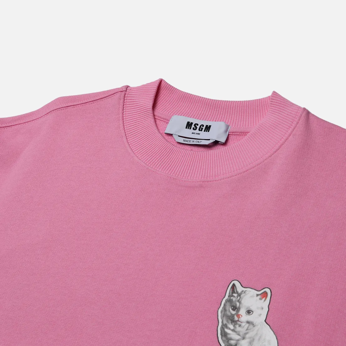 MSGM Женская толстовка Cat Sticker