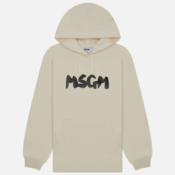 MSGM Женская толстовка New Brushed Logo Hoodie