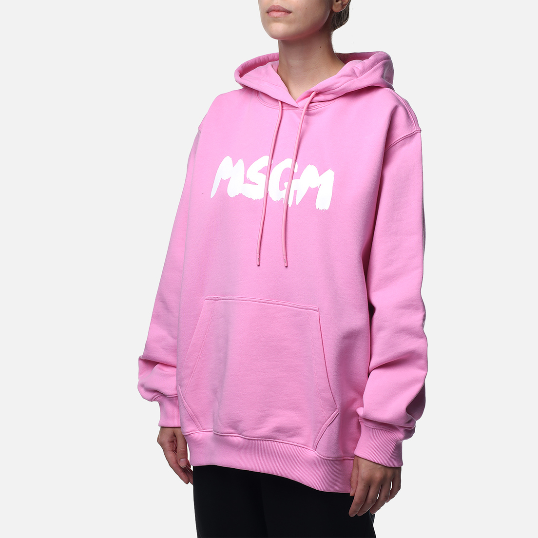 MSGM Женская толстовка New Brushed Logo Hoodie