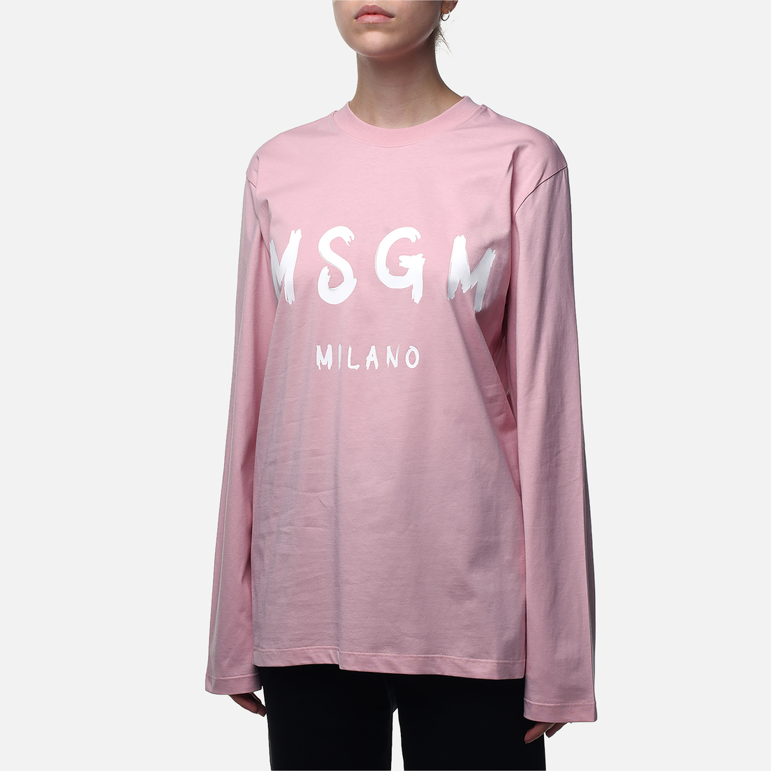 MSGM Женский лонгслив MSGM Milano Brush Stroke