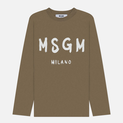 MSGM Женский лонгслив MSGM Milano Brush Stroke