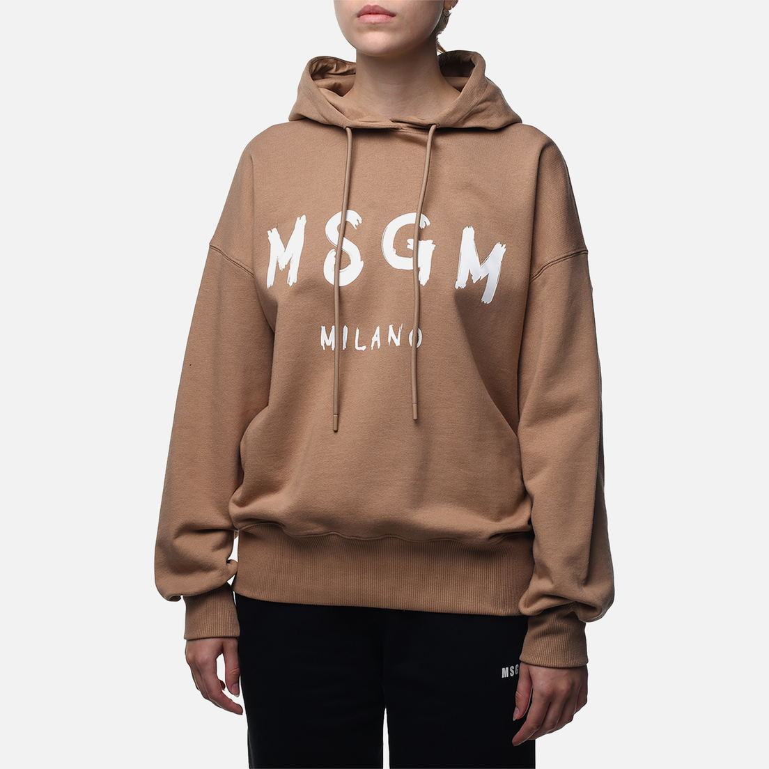 MSGM Женская толстовка MSGM Milano Brush Stroke Hoodie