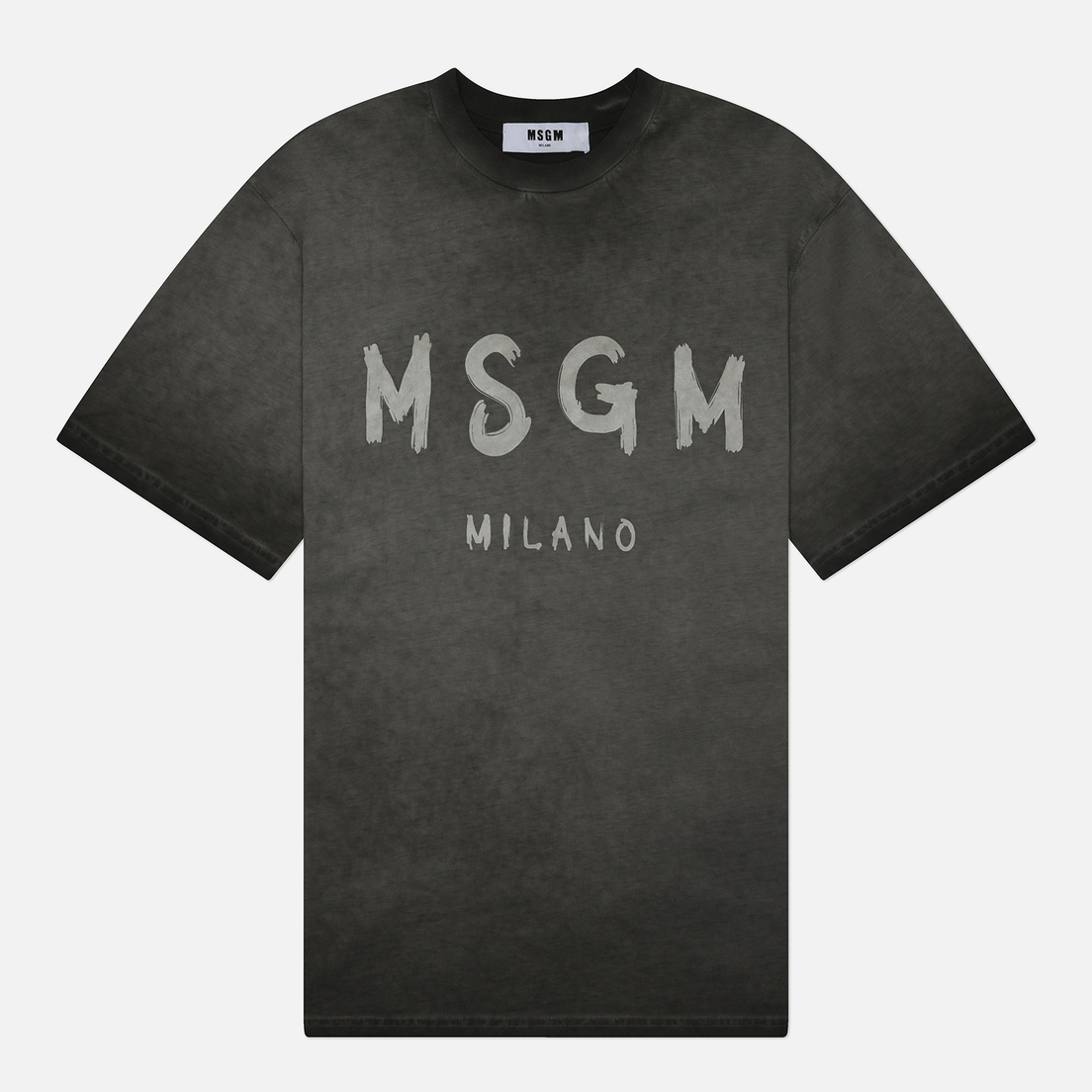 MSGM Женская футболка MSGM Milano Brush Stroke Faded