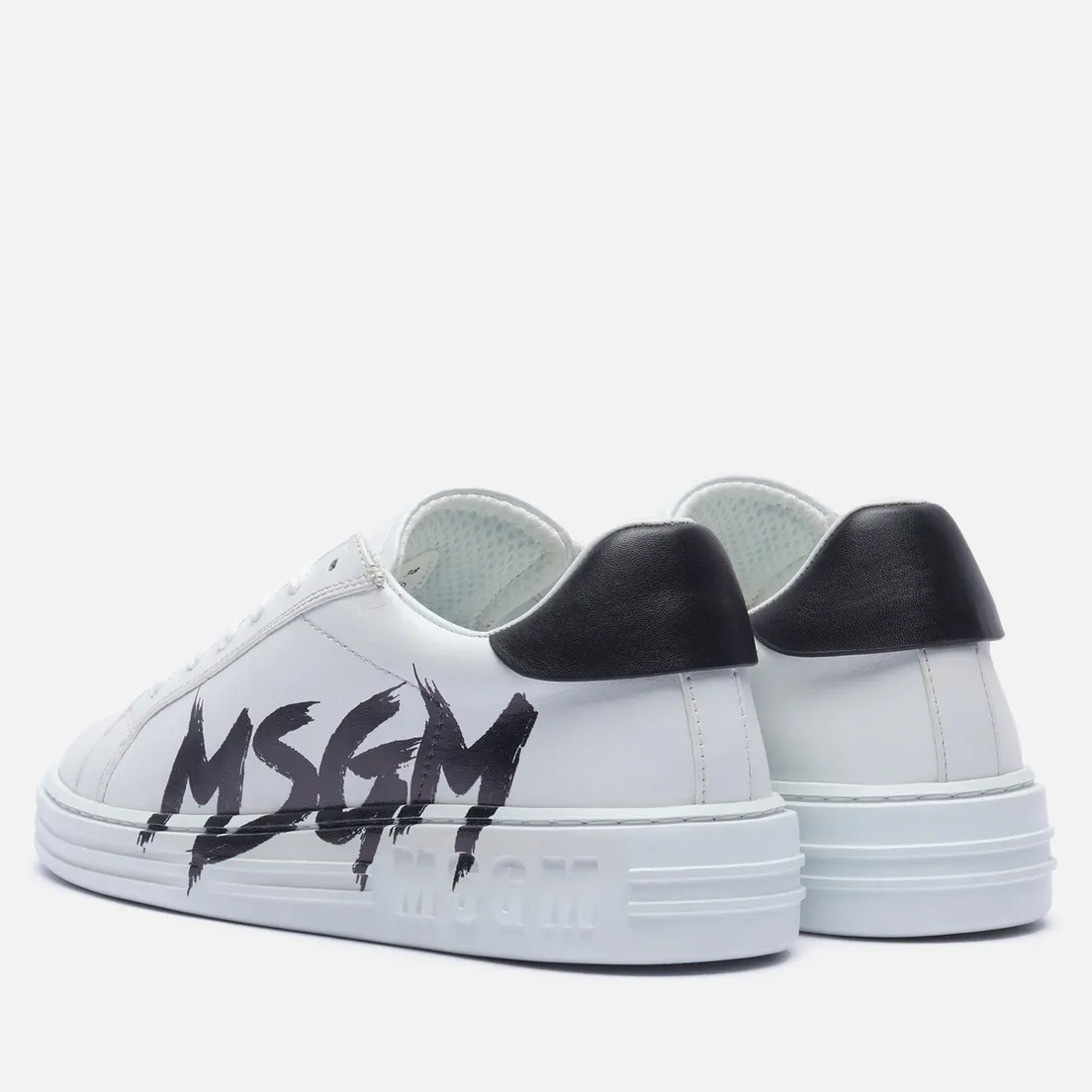 MSGM Женские кроссовки Iconic Brush Stroke Logo