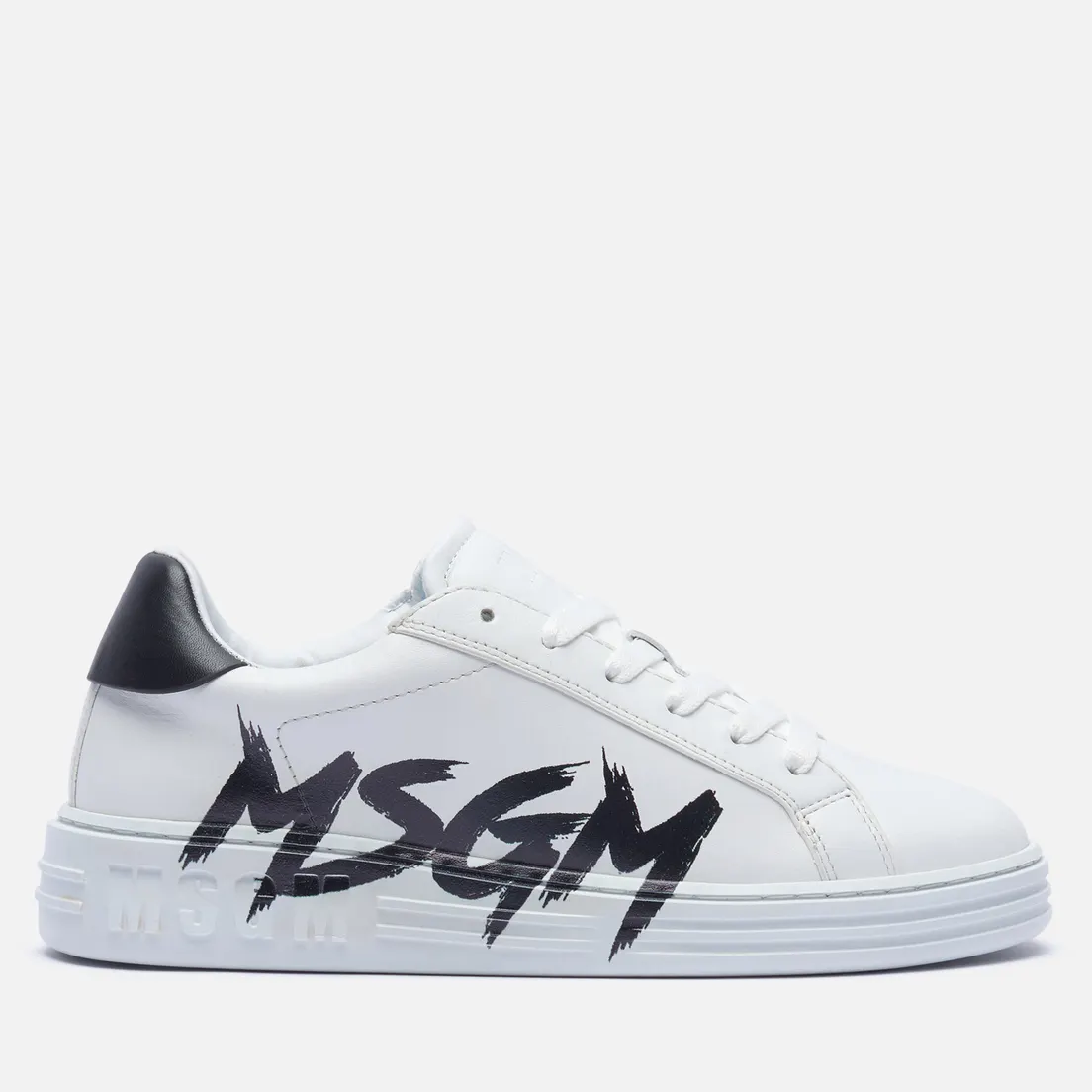 MSGM Женские кроссовки Iconic Brush Stroke Logo