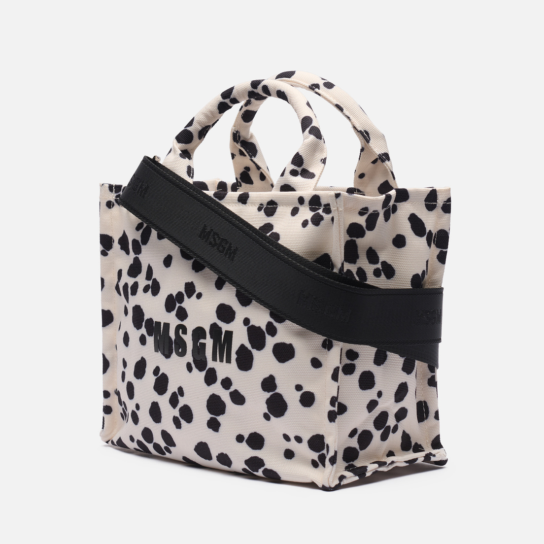 MSGM Сумка Canvas Printed Small Tote