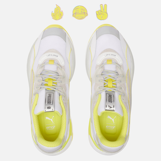 Кроссовки Puma x Emoji RS-2K Silver/White