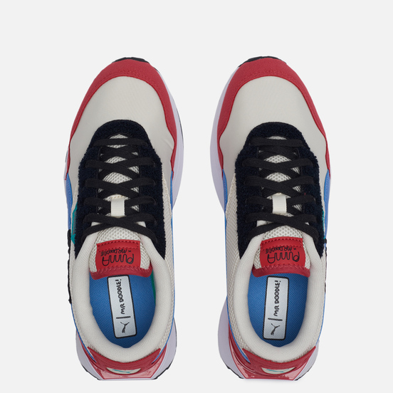 Женские кроссовки Puma x Mr Doodle Cruise Rider Eggnog/Ultramarine/American Beauty