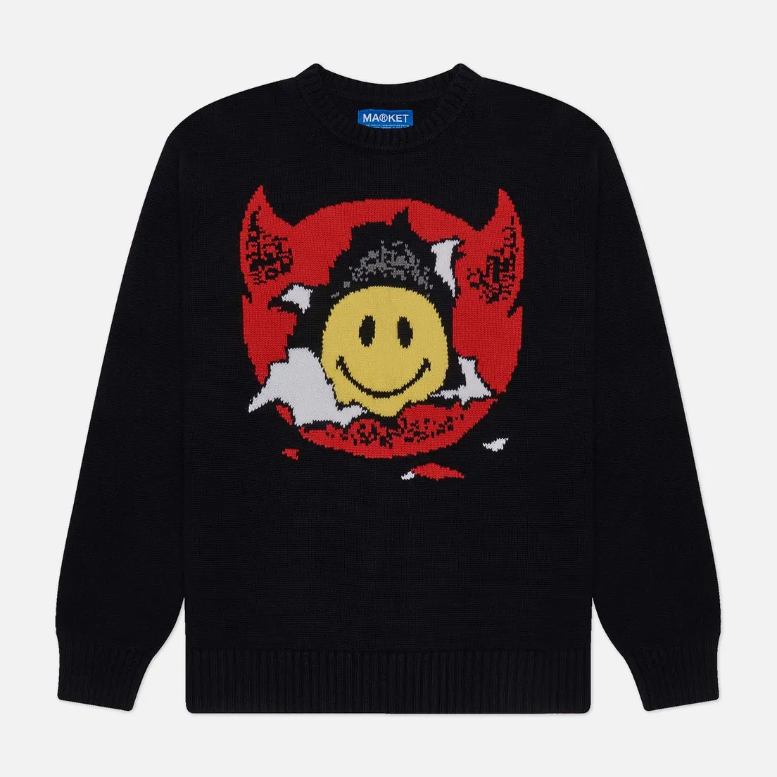 MARKET Мужской свитер Smiley Inner Peace