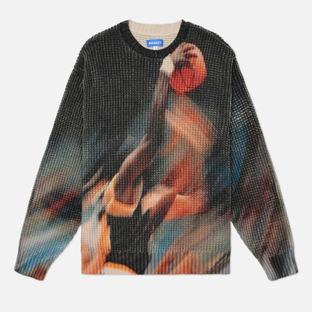 Мужской свитер MARKET Drive Sweater, цвет чёрный, размер XL