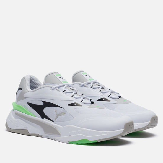 Кроссовки Puma RS-Fast Tech White/Gray Violet/Elektro Green