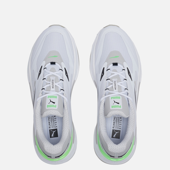 Кроссовки Puma RS-Fast Tech White/Gray Violet/Elektro Green