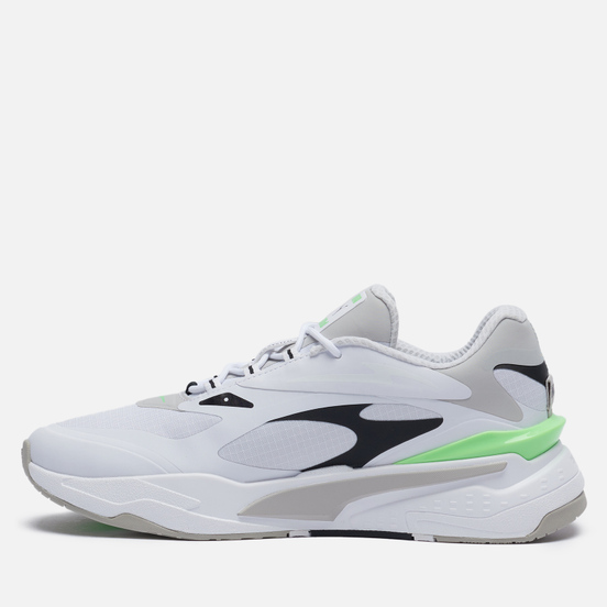 Кроссовки Puma RS-Fast Tech White/Gray Violet/Elektro Green