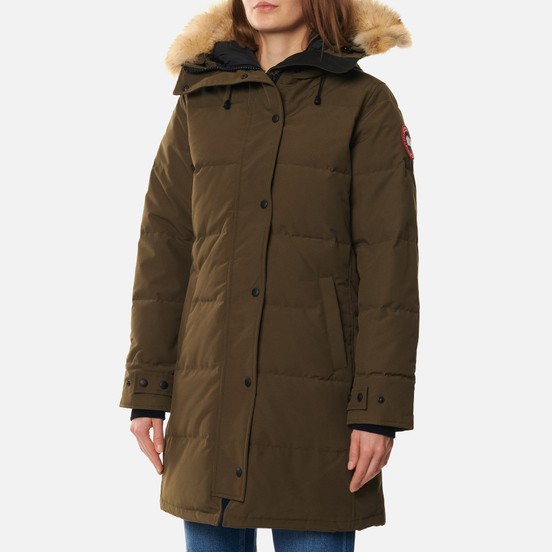 Женская куртка парка Canada Goose Shelburne Military Green