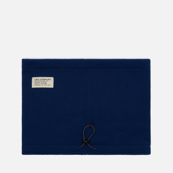 Шарф Levi's Fleece Neck Navy Blue