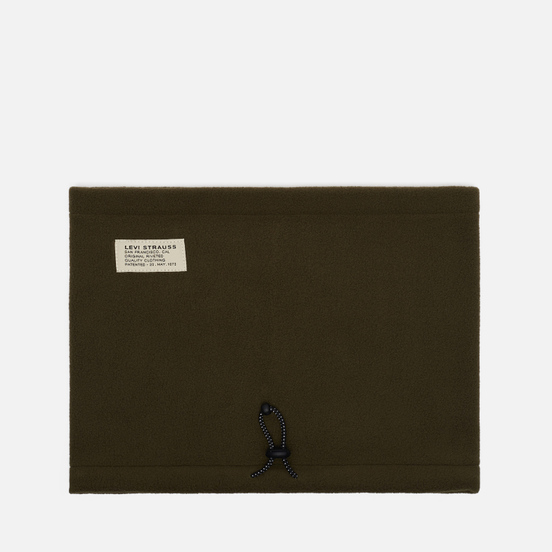 Шарф Levi's Fleece Neck Regular Green