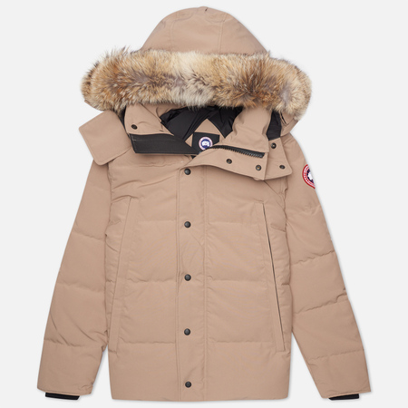 Мужская куртка парка Canada Goose Wyndham, цвет бежевый, размер M