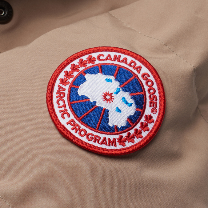 Мужская куртка парка Canada Goose, цвет бежевый, размер S 3808M-07 Wyndham - фото 3