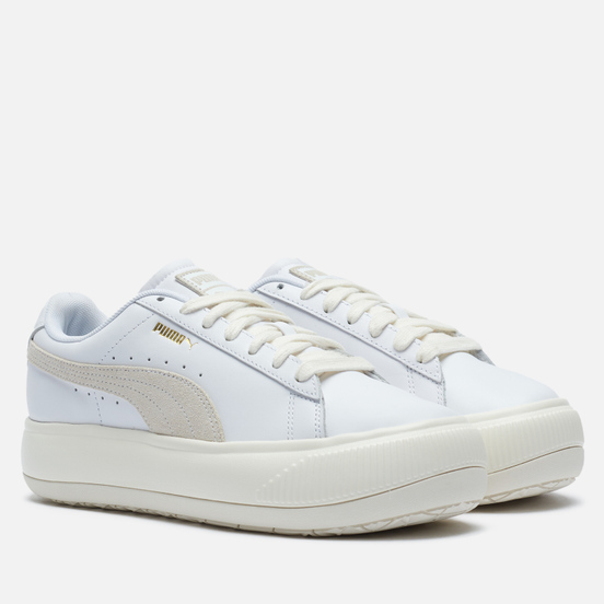 Женские кроссовки Puma Suede Mayu Leather White/Marshmallow