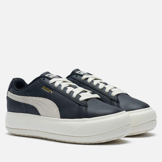 Женские кроссовки Puma Suede Mayu Leather Black/Marshmallow