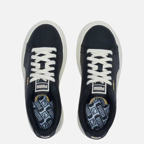 Женские кроссовки Puma Suede Mayu Leather Black/Marshmallow