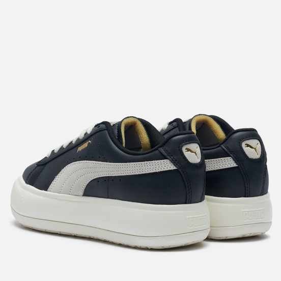Женские кроссовки Puma Suede Mayu Leather Black/Marshmallow
