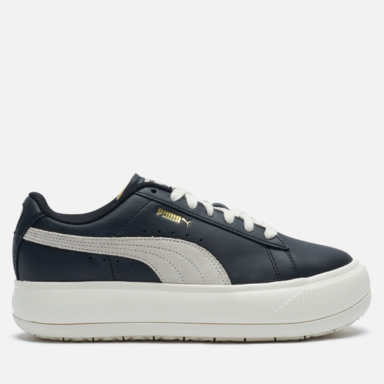 Женские кроссовки Puma Suede Mayu Leather Black/Marshmallow