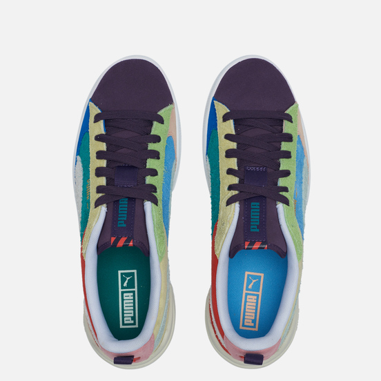 Кроссовки Puma Suede Bloc WTFormstripe Sweet Grape/Whisper White