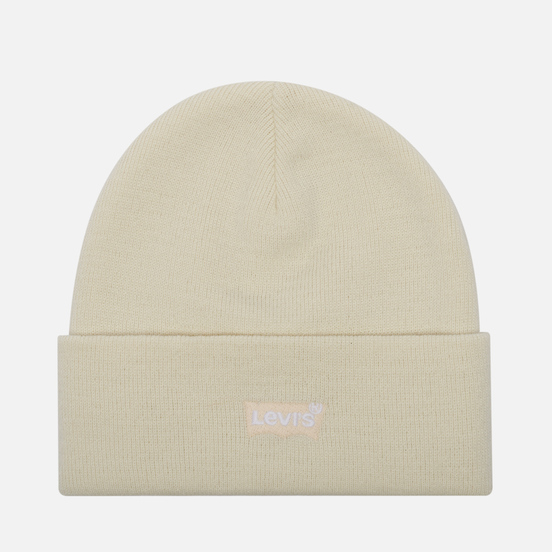 Шапка Levi's Slouchy Beanie Regular White