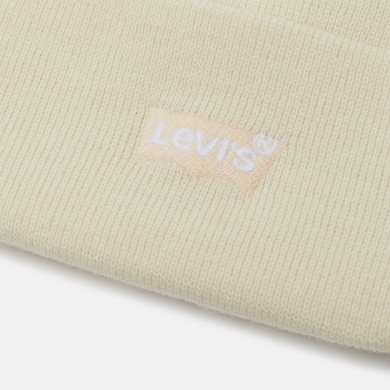 Шапка Levi's Slouchy Beanie Regular White
