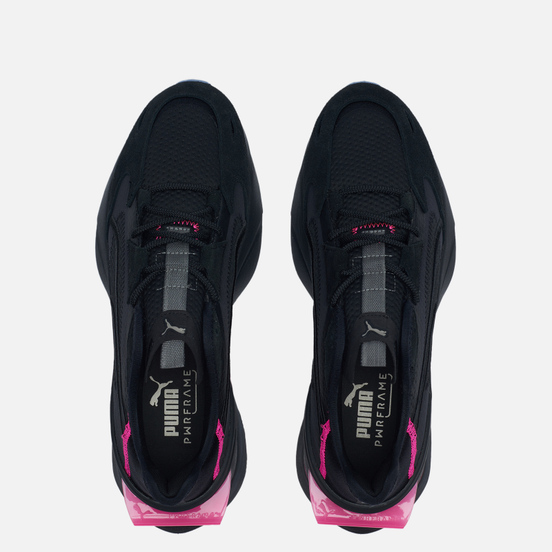 Кроссовки Puma PWRFrame OP-1 Cyber Black/Aged Silver/Fluo Pink