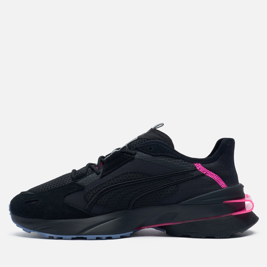 Кроссовки Puma PWRFrame OP-1 Cyber Black/Aged Silver/Fluo Pink