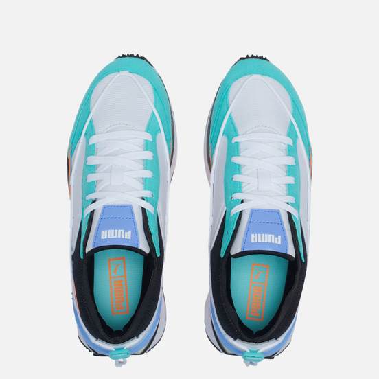 Женские кроссовки Puma Cruise Rider Lace White/Elektro Aqua