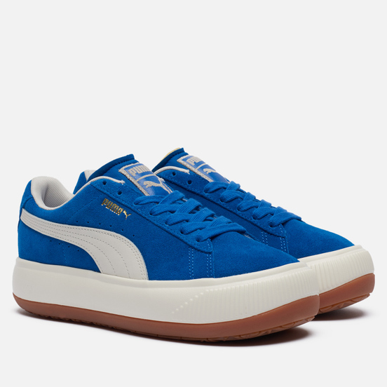Женские кеды Puma Suede Mayu UP Lapis Blue/Marshmallow